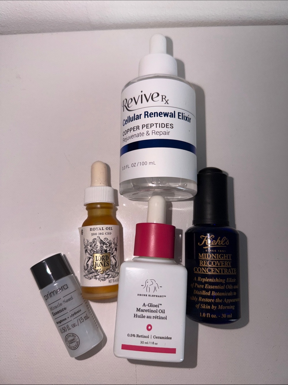 Revive cooper peptide, drunk elephant Kiehls